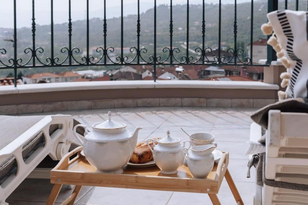 Appartamento Amazing View With Huge Balcony Veria  Esterno foto